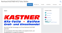 Desktop Screenshot of kfz-teile-kastner.de