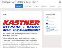 Tablet Screenshot of kfz-teile-kastner.de